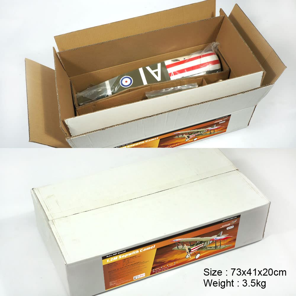 Amazon | DW Hobby 1.2M ARF バルサ複葉機 ソッピースキャメル