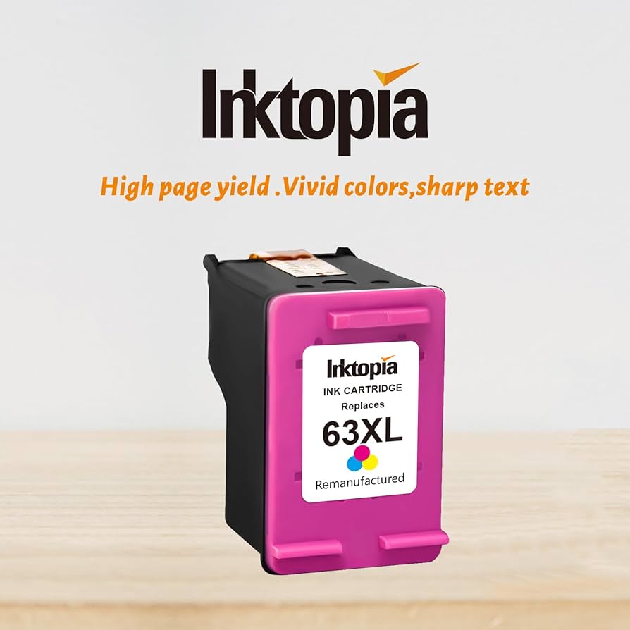 HPインク Amazon.co.jp: inktopia Remanufactured for HP 63 X Lインク