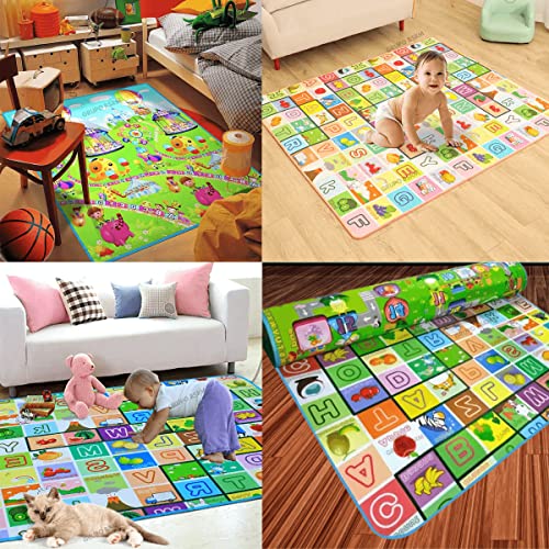 Tapete Infantil Térmico Bebê Atividades 120X90 Tatame Portátil Gigante Para Criança Educativo 120 cm