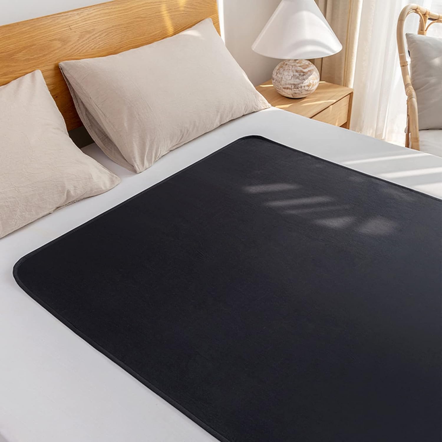 DKULMN Waterproof Mattress Pad,Washable Waterproof Protector,Toddler Mattress Pads,Absorbent Bed Pad for Spills, Urine and Fluids,100x140cm