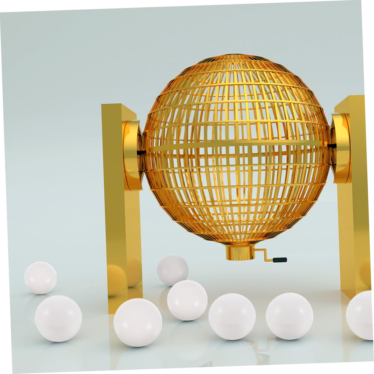 JOINPAYA Reusable Raffle Balls 40pcs White Raffle Balls Hollow for Game and Events