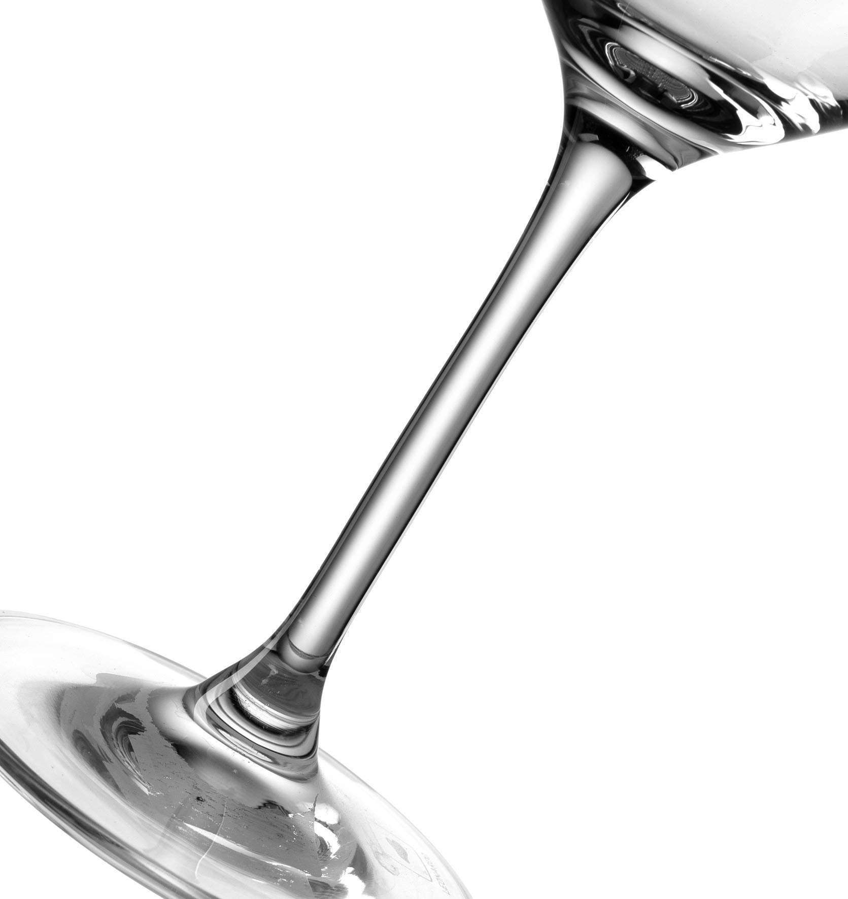 Leonardo Chateau Rotwein-Gläser, 6er Set, spülmaschinenfeste Wein-Gläser, Rotwein-Kelch mit gezogenem Stiel, Wein-Glas mit Gravur, 510 ml, 035300