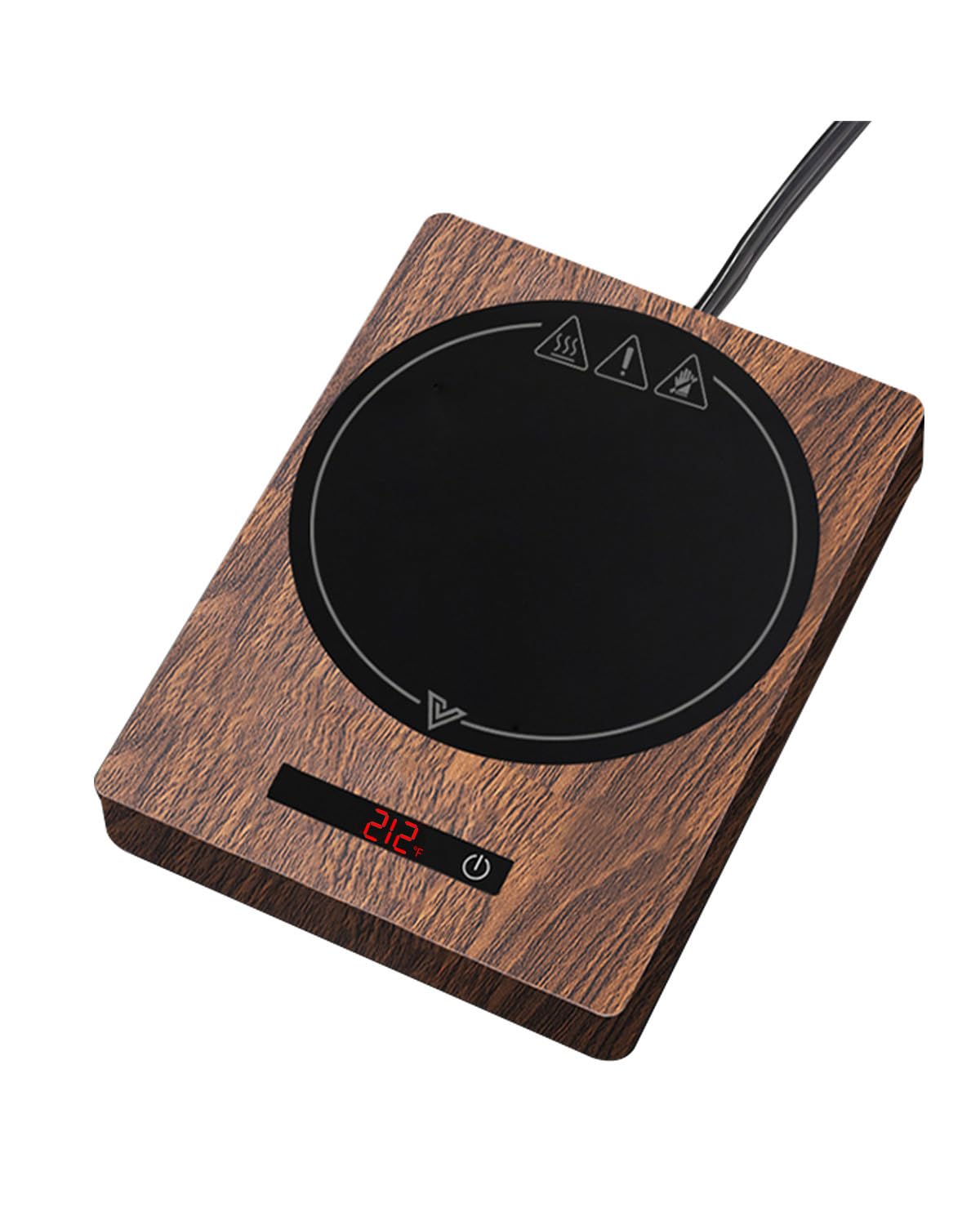 Mug Warmer, 200W Coffee Mug Warmer for Desk with Temperature Display, Candle Warmer for Large Jar, 5 Modes(113℉-212℉), 12h Timer, Ideal Coffee Gifts for Festival Birthday Women Men Mom Dad Grandma