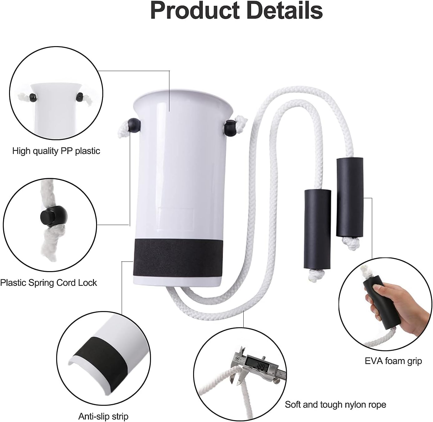 Sock Aid Tool and Pants Assist for Elderly, Disabled,Pregnant, Diabetics-Fanwer Easy On Stocking Slider with Foam Grip 33 inch Cord Puller: Health & Personal Care