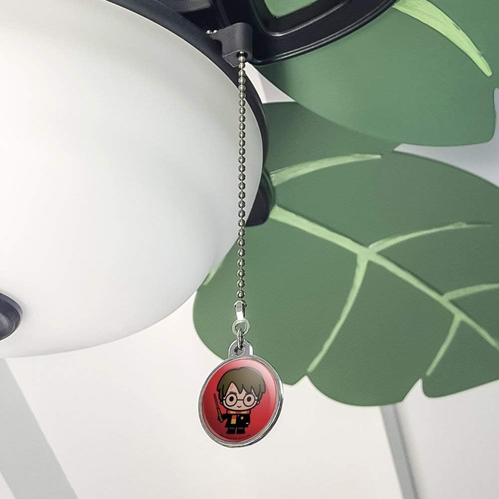 GRAPHICS & MORE Harry Potter Cute Chibi Character Ceiling Fan and Light Pull Chain