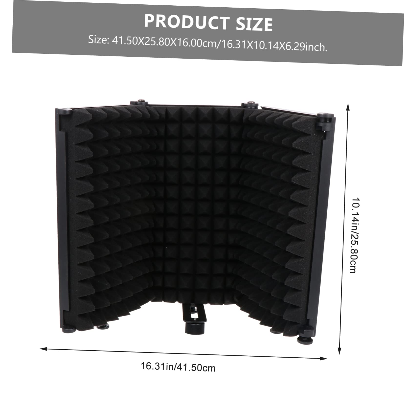 TOYANDONA 1stk Mikrofon-windschutz Mikrofonzubehör Mikrofonfilter Lärmschutzabdeckung Pfeifenvogelspielzeug Mikrofon-pop-filter Schallabsorbierend Stimmschild Aluminiumlegierung Black