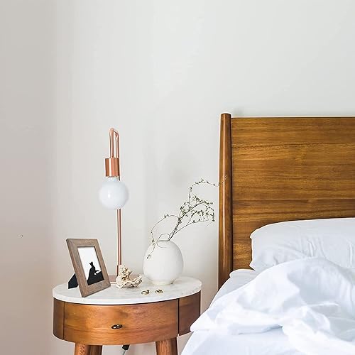 Miniatura 8 de Golden State Art, Portarretratos de 5 x 7 pulgadas, estilo de grano de madera campestre, exhibición de mesa, ganchos traseros para exhibición de