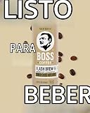 BOSS Coffee by Suntory - Café japonés flash Brew con leche, 8 onzas, paquete de 12 unidades, importado de Japón, Au Lait, Espresso Doubleshot, listo para beber, contiene leche, sin gluten