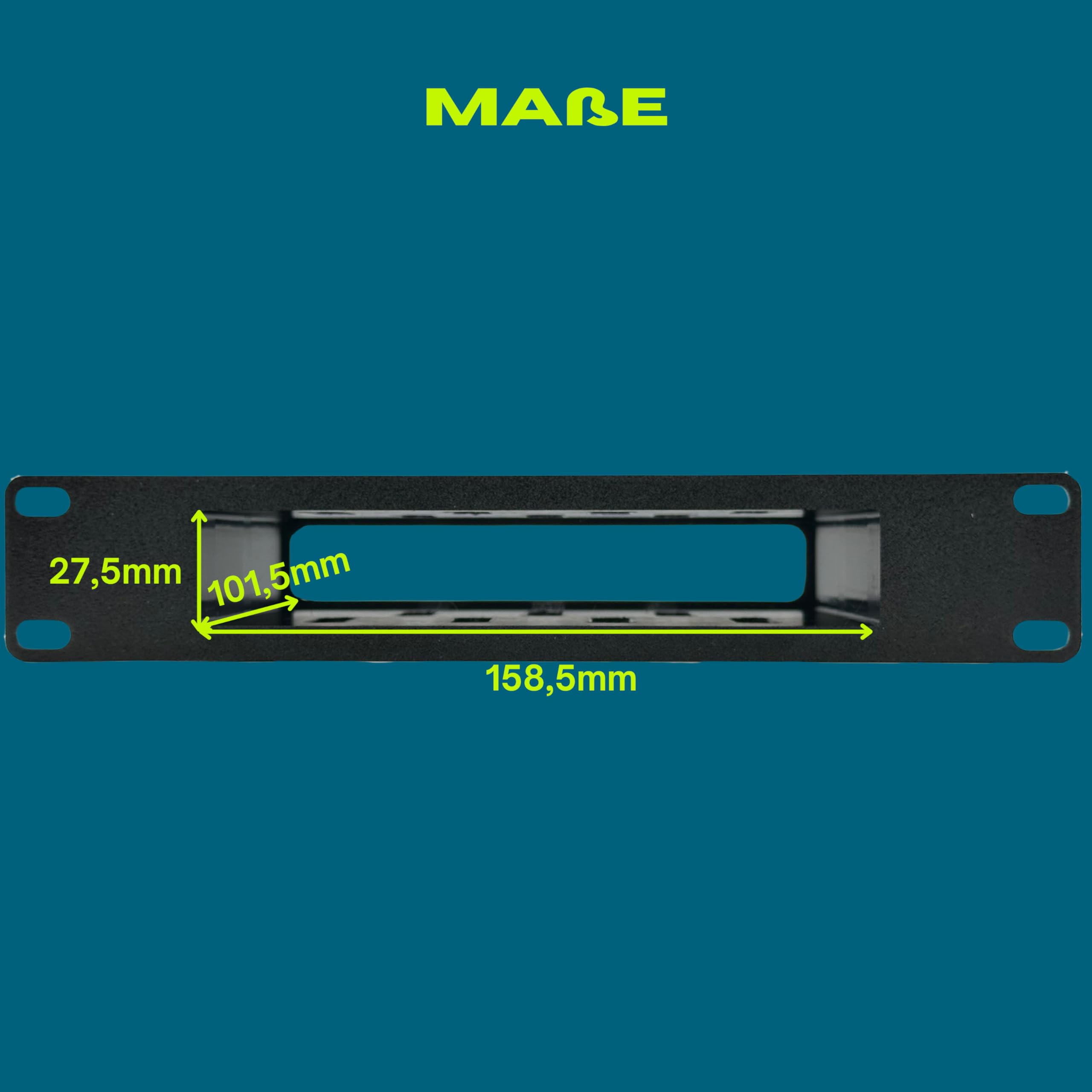 Cadre de montage en rack 10" pour Netgear GS308EP & TP-Link TL-SG108PE, support commutateur PoE 8 ports