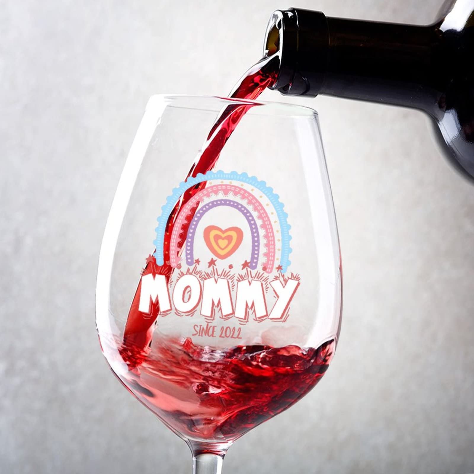 Verres à vin Promoted to Mommy : le duo de verres parfait pour fêter une future maman