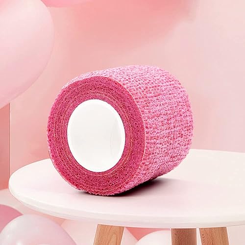 Miniatura 4 de Paquete de 12 rollos de vendaje autoadhesivo de 3 pulgadas x 5 yardas, varios colores, transpirables, cohesivos, cinta elástica autoadhesiva para