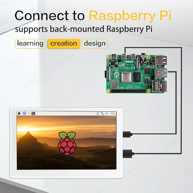 Monitor Portátil 5 Pulgadas IPS HD 480x800 miniatura 4