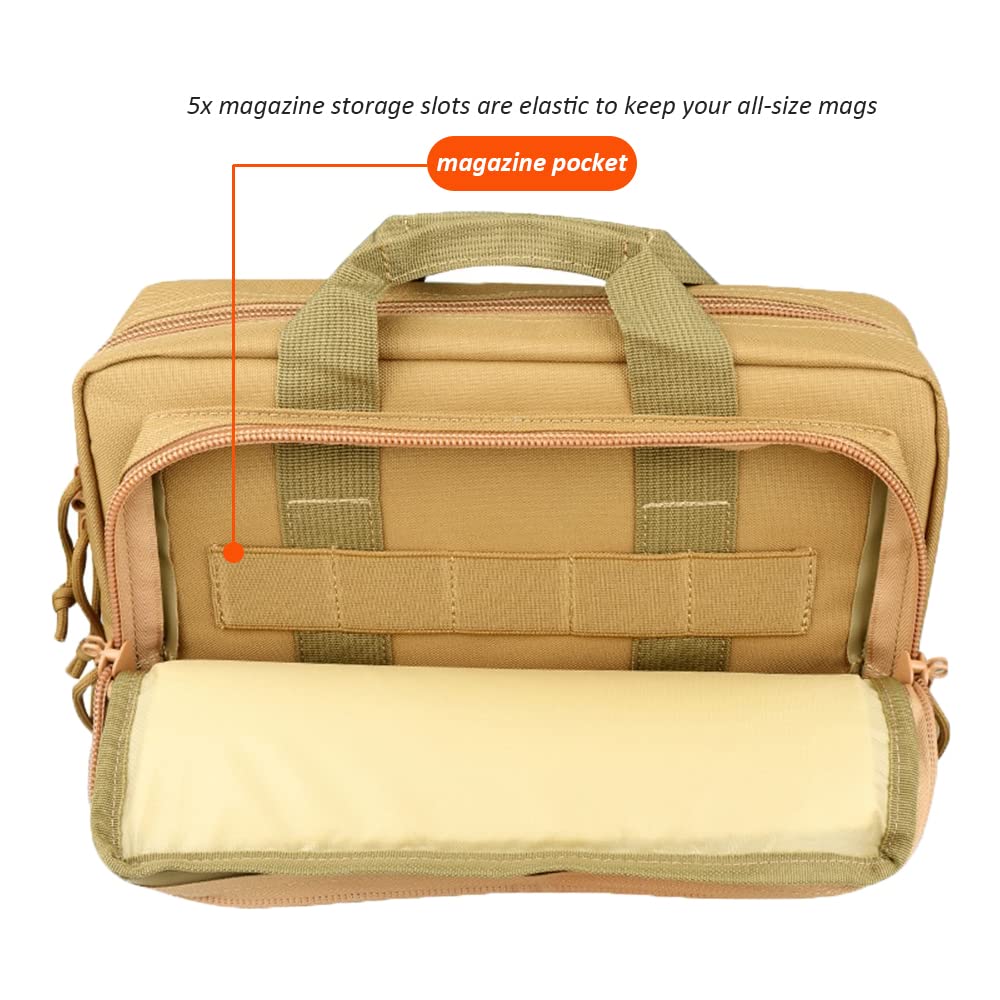 ACEXIER Borsa tattica per pistola pistola con custodia per rivista Custodia porta pistola militare Caccia all'aperto Borsa per attrezzi Fondina per pistola