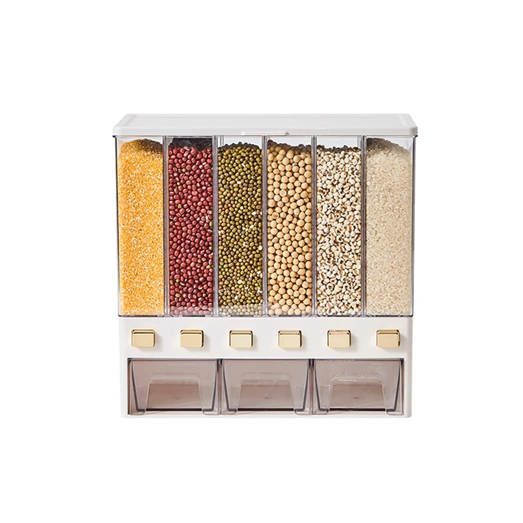 Cajas de almacenamiento de arroz para organizar la despensa familiar saludable