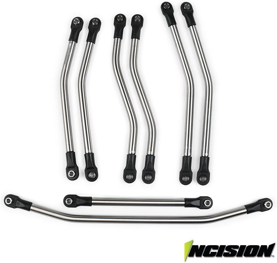 VANQUISH AXIAL INCISION RR10 BOMBER 1/4 STAINLESS STEEL 8PCS LINK KIT IRC00060