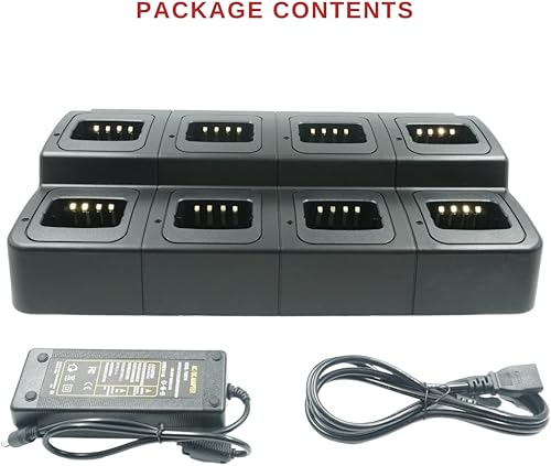 Miniatura 5 de Inrico T529A Push-to-Talk Over Cell (PoC) Base de cargador de radio PoC de ocho vías Estación de cargador de radio bidireccional Cargador de