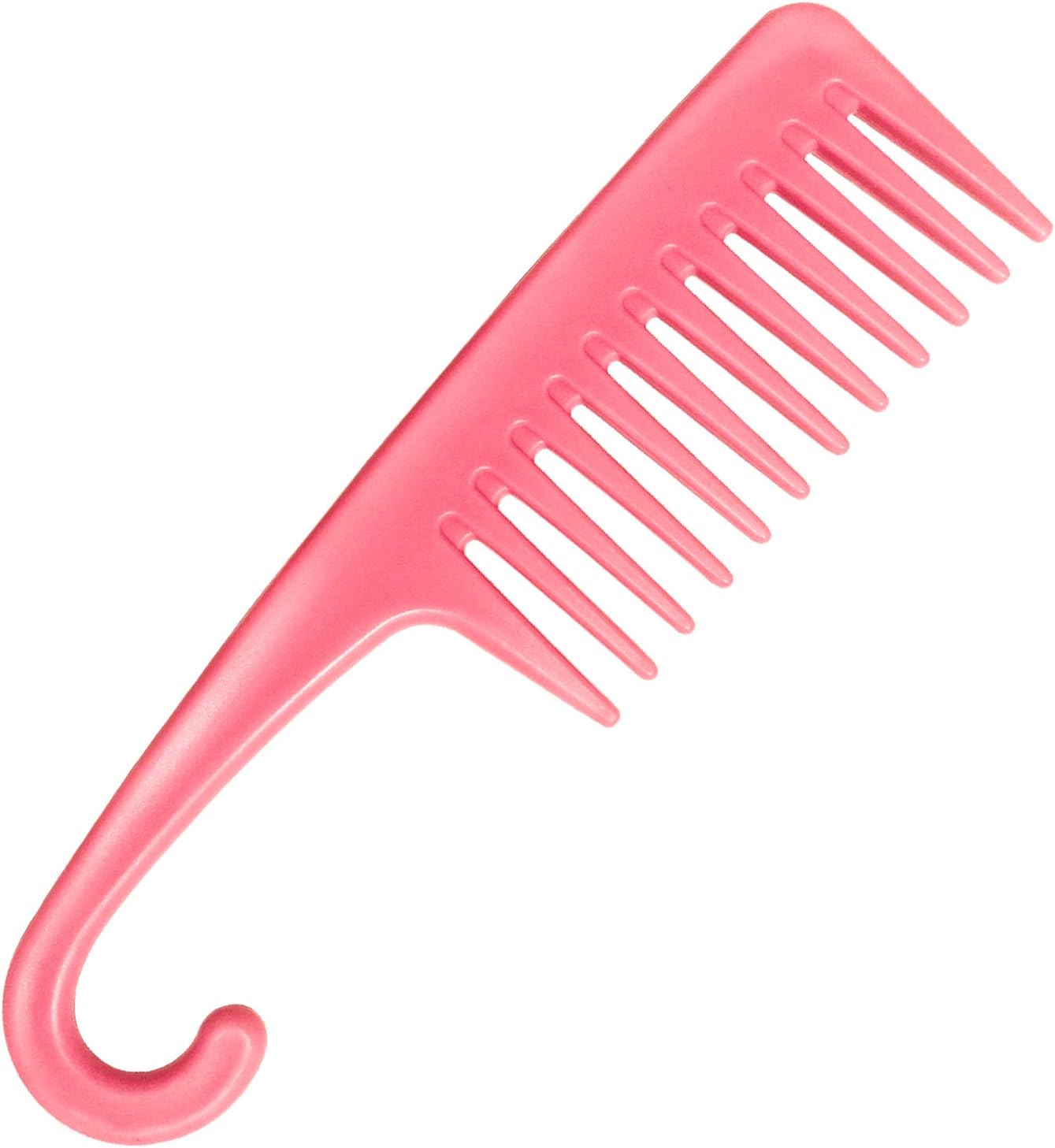 WapodeaiWide Tooth Comb Shower Comb, Premium Antistatic Curly Hair Comb, Suitable for Wet Comb, Dry Combs, Combs for Women (Pink)