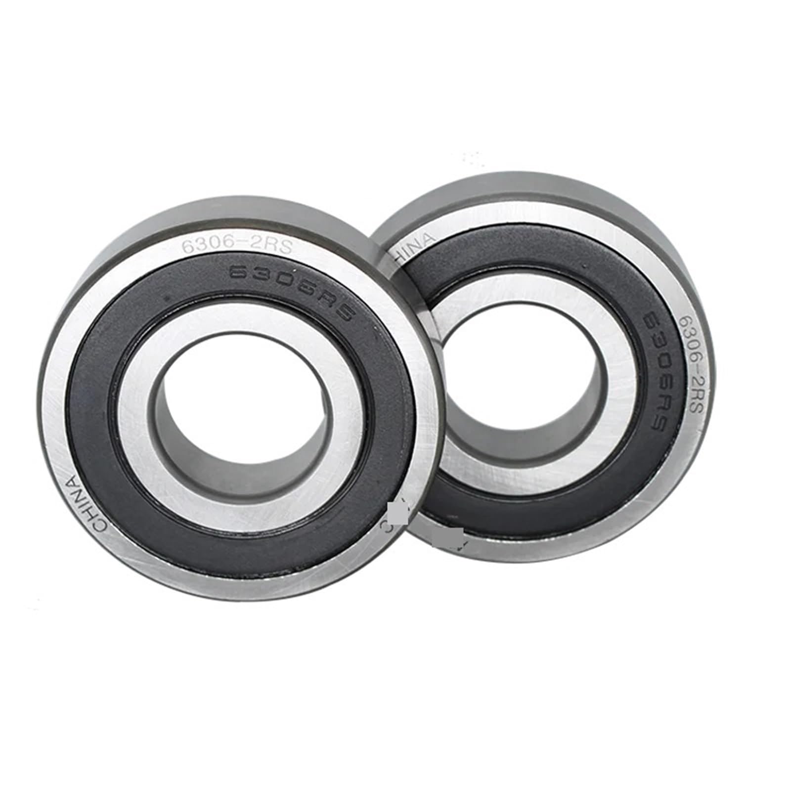 Cuscinetto a sfere a gola profonda 6201-2RS 180201 RS Diametro interno 12 Diametro esterno 32 Altezza 10mm Copertura in gomma 1 pz