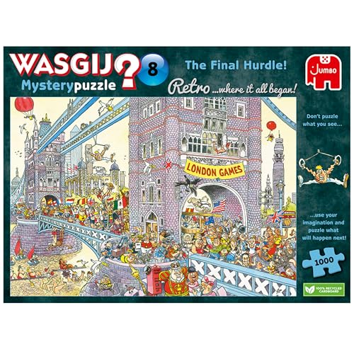 Rompecabezas para Adultos de 1000 Piezas Wasgij Retro Mystery 8, ideal para el hogar