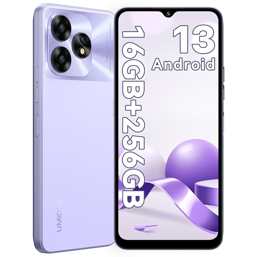 UMIDIGI 256GB NFC Mobile Phone,64MP+16MP,5000mAh Battery,16