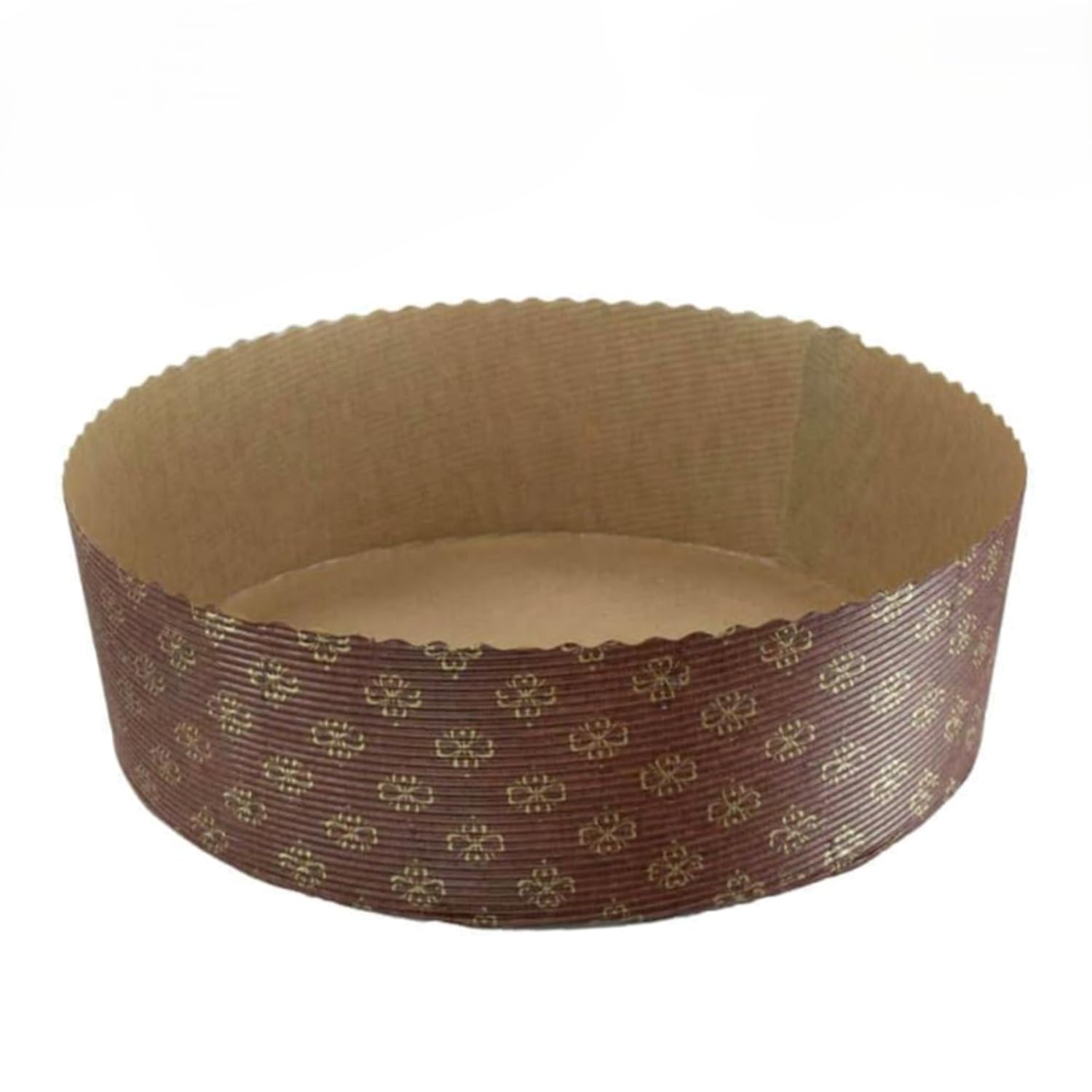 Molde de Papel para Bizcocho Bajo 24 x 8 CM (50 UNIDADES)