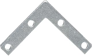 Stanley Hardware S756-761 CD999 Flat Corner Iron in Zinc plated, 4 pack