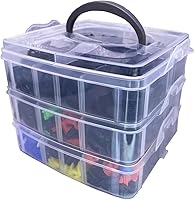 Vista 7 de Juego de 860 clips de parachoques y removedor de sujetadores de automóvil, 25 tamaños, remaches de pasador de empuje automático, clips de panel