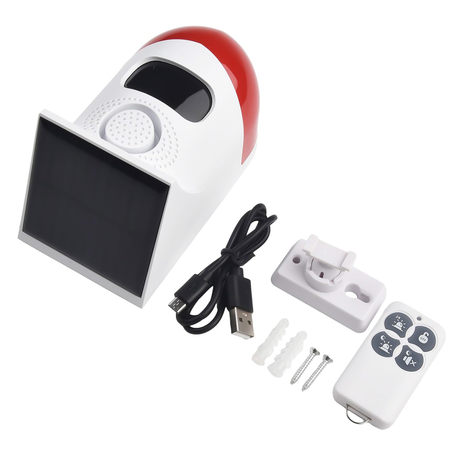 Alarme de détection de mouvement sans fil, alarme de sécurité domestique, détecteur de mouvement, alarme extérieure 120 dB avec télécommande