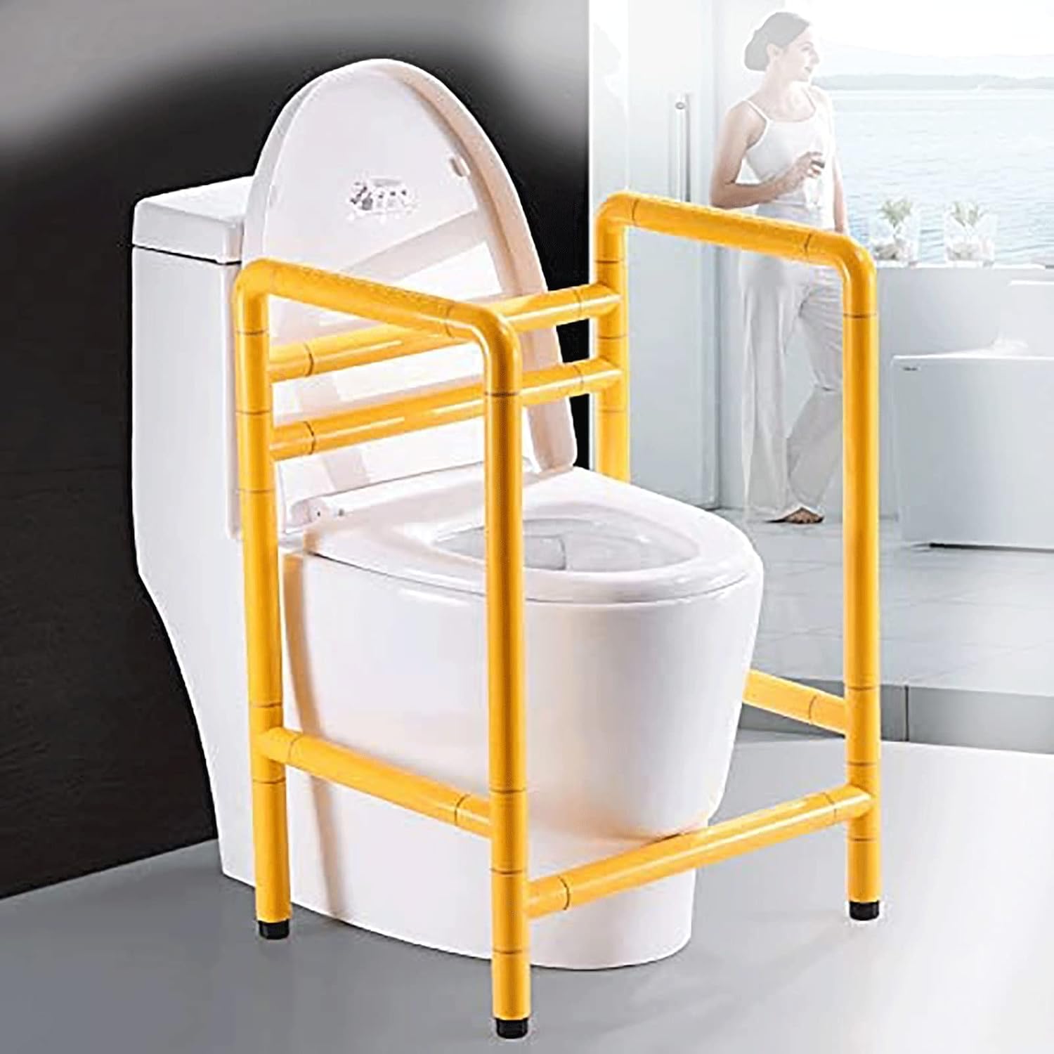 KINSAN Toilet Safety Frames, Toilet Surround Frame,Toilet