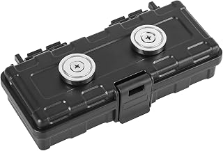 Magnetic Key Holder Under Car, 5.91x2.76in Key Hider Magnet Hide a Key Strong Magnetic Key Case Waterproof Hidden Magnetic Key Box for Outdoor Travel Hiding Keys USB Under Car Vehicles