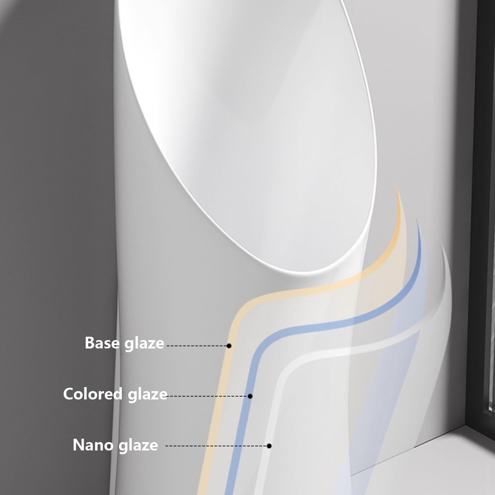 Automatisches Urinal für Männer, auslaufsicher, CE-zertifiziert, bündiges Design für Zuhause, Schule und Einkaufszentren, graue Waschlösung für Hygiene und Komfort