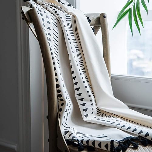 Miniatura 7 de ColorBird Cortinas de ventana con estampado geométrico 4 paneles