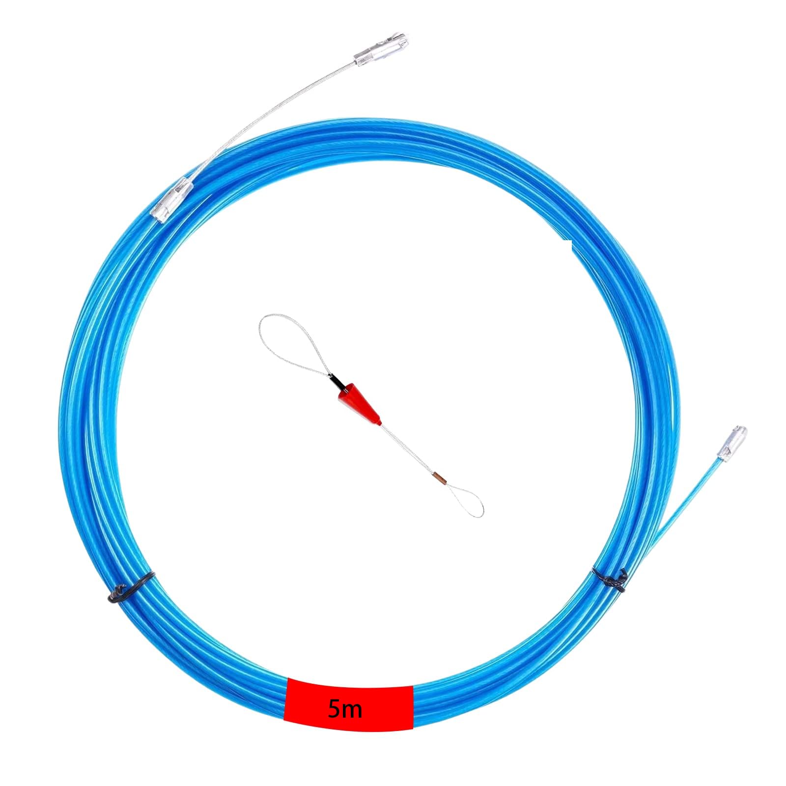 Professional Wire Puller For Electrician, Flexible Wire Lead Threading Device Tool, Heavy-Duty Construction Cable Fishing Tape For Conduit Installation In Walls And Floors (5m)-image-25