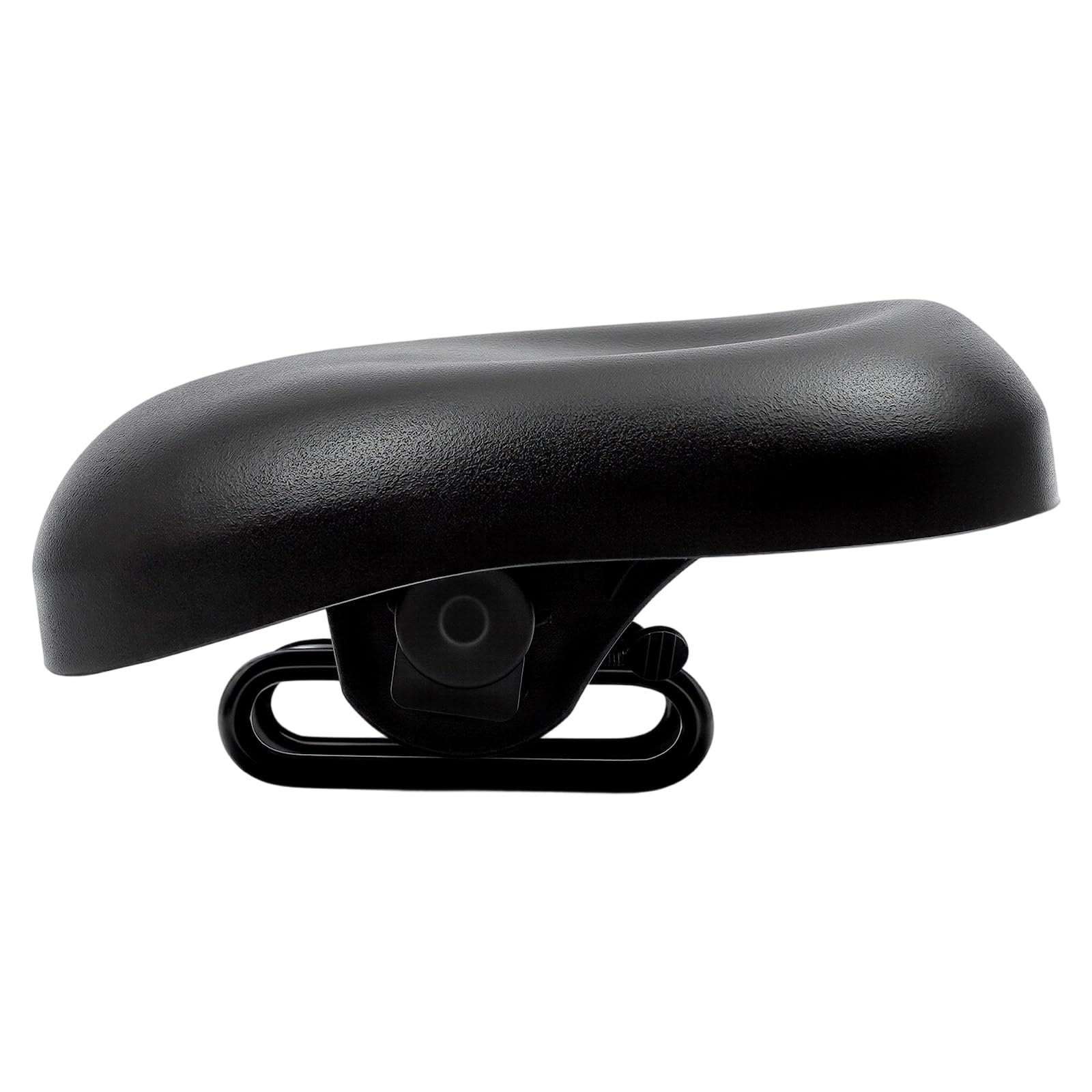Cómodo sillín de bicicleta sin nariz, absorción de impactos, almohadilla doble, sillín ergonómico, suave, ajustable, sillín de bicicleta profundo, asiento de bicicleta de montaña impermeable para