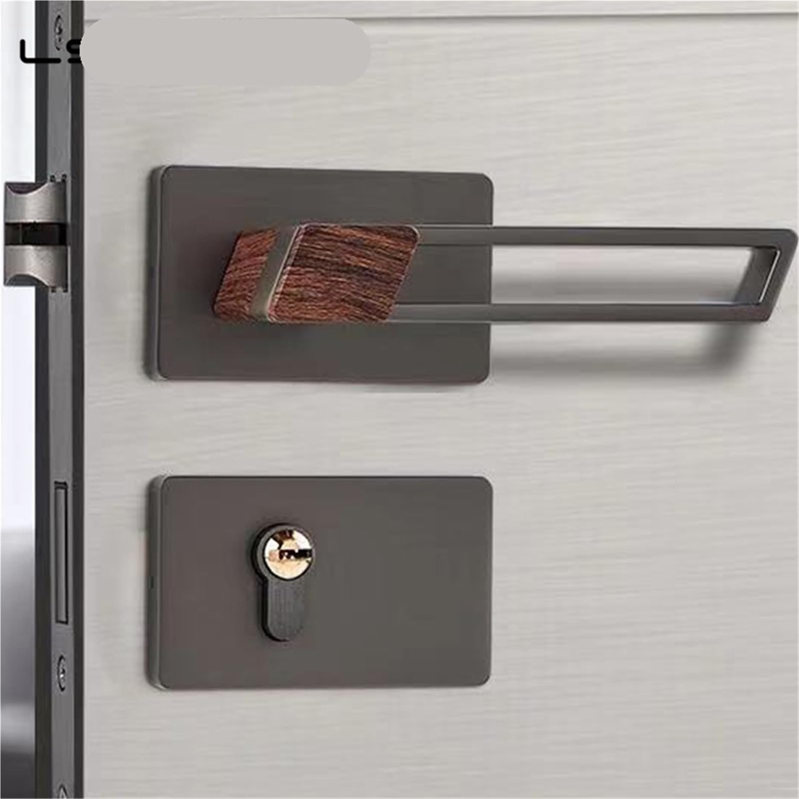 Serrure de porte intérieure en alliage de zinc et poignées de porte de meubles 1 pièce