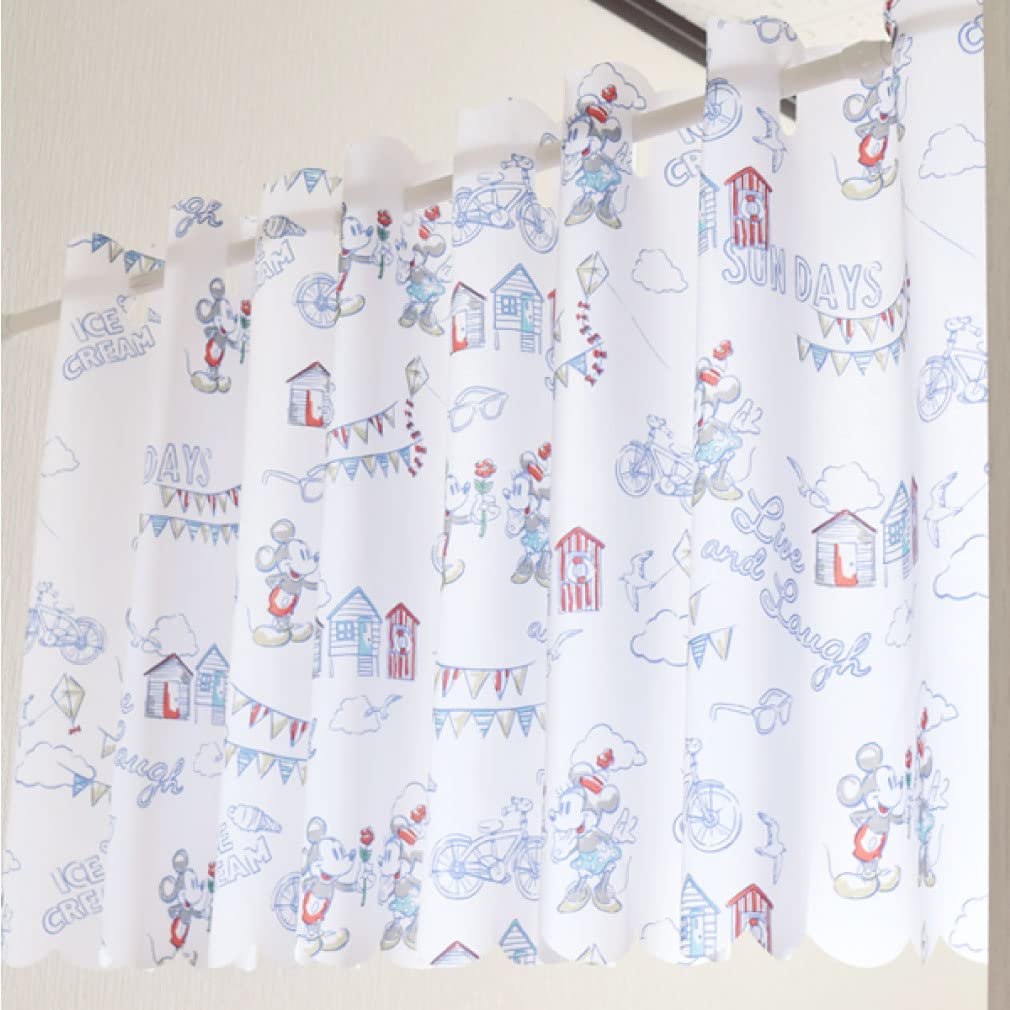 デラックスカフェカーテン ミッキー ミニー ディズニー