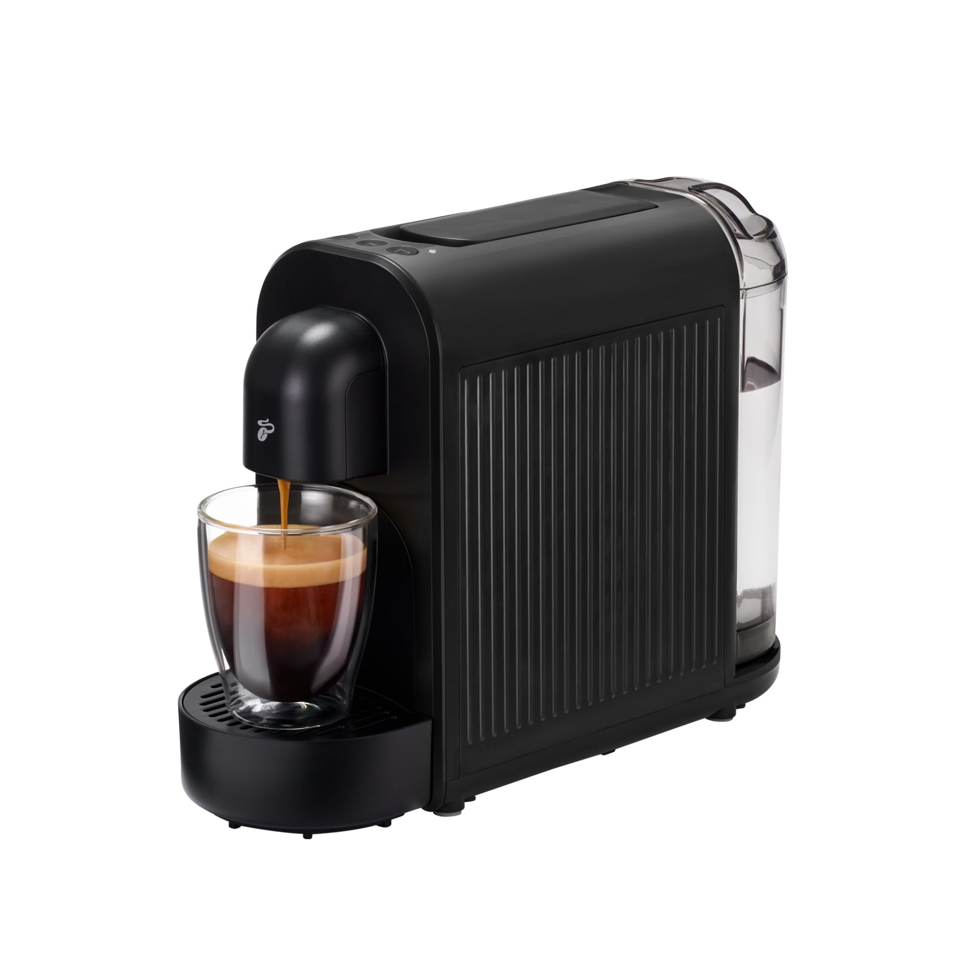 Tchibo Cafissimo NOW Kaffeemaschine Kapselmaschine für Caffè Crema, Espresso und Kaffee | 0,67 l | 1250 Watt | 11,4 x 33,7 x 23,5 cm | Schwarz