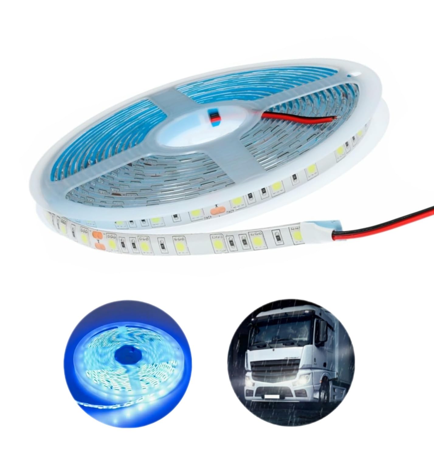 Amazon | スーパーブライト 24V LED テープライト 防水 5m