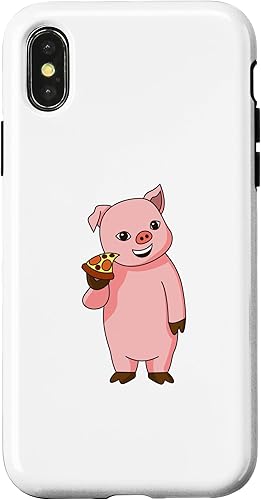 Miniatura 7 de iPhone 12 mini Pigs Eating Pizza Cute Sow Wildlife Chef Case