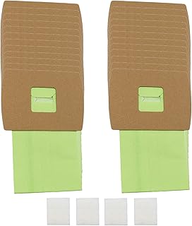 24 Pack Type BB Compact Canister Bags Compatible for Oreck XL Buster B Canister, Canister Replacement Vacuum Bags for PKBB12DW BB180 BB280 BB850 BB870 BB900 BB1000 MV160, With 4 Motor Filter BM04 Kit