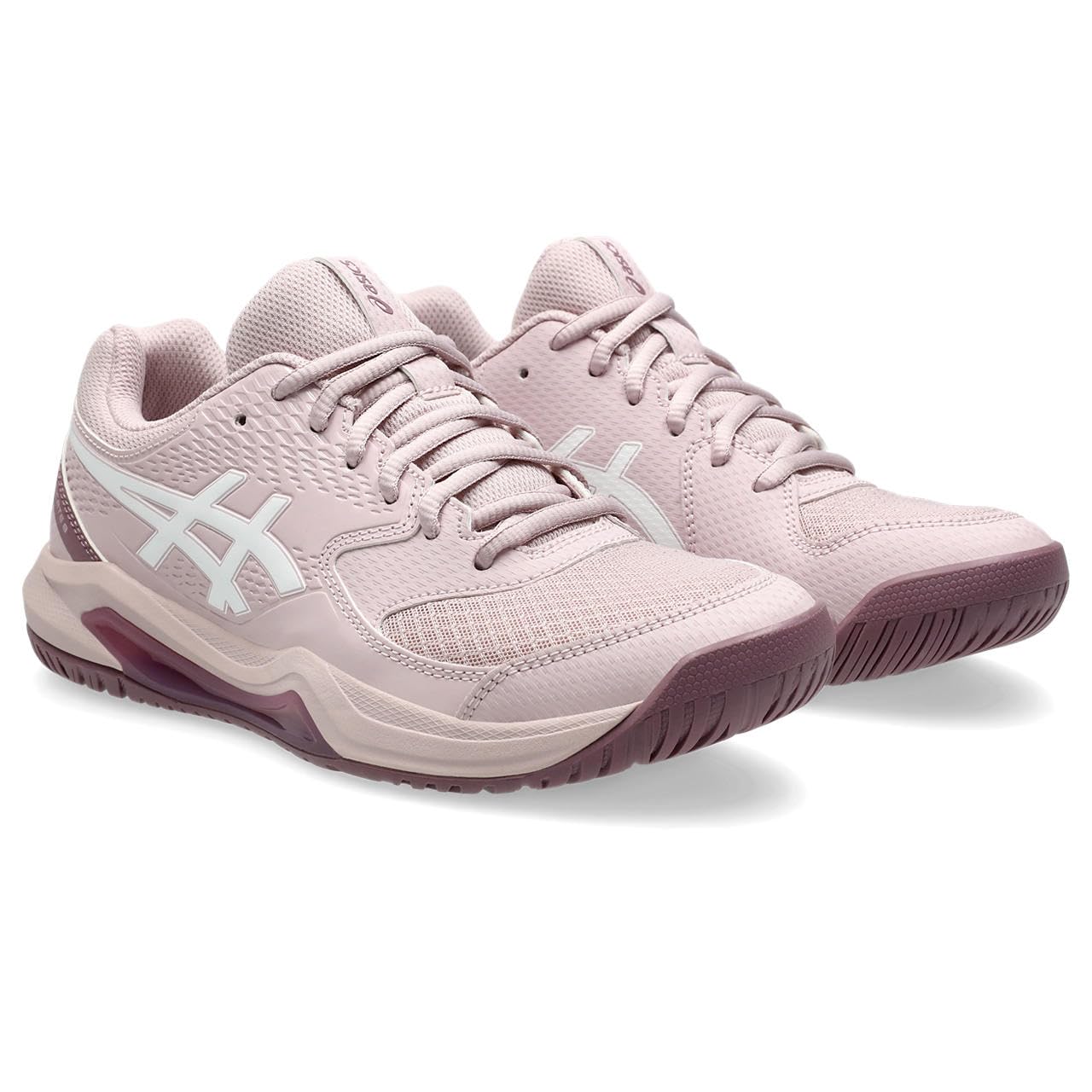ASICS Dedicate 8 Woman Tennis Shoes White Silver