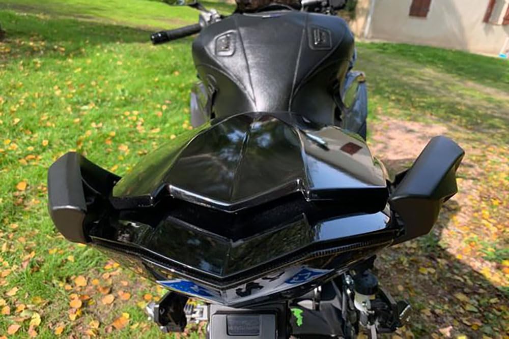 avdb-moto Unghia Monoposto/Cover Sella Passeggero Nero Compatibile con KAWASAKI NINJA 1000 SX 1000SX ZXT02K 2020-2022