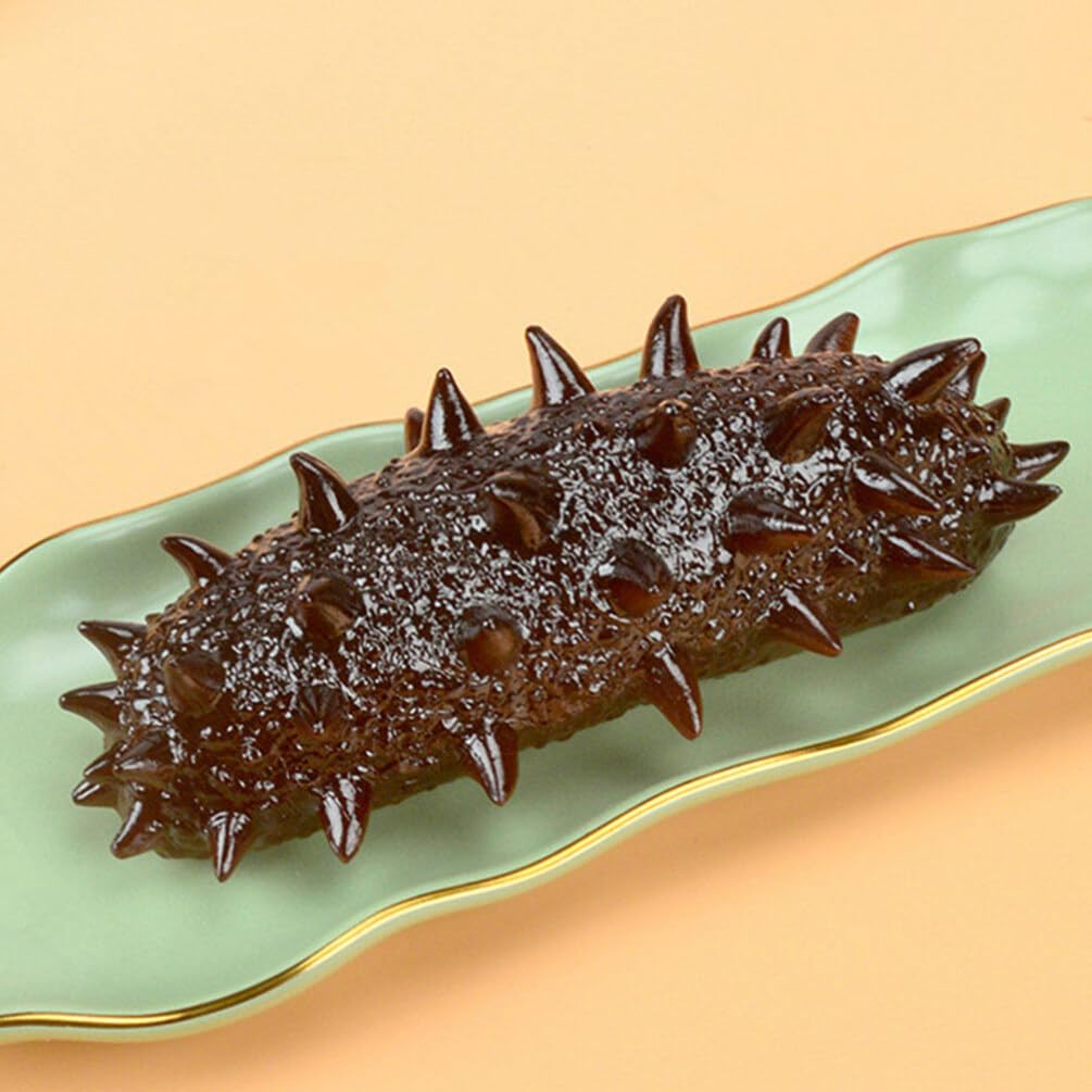 Abaodam Cognitive Development Toy Decorative Sea Cucumber Model Realistic Seafood Prop