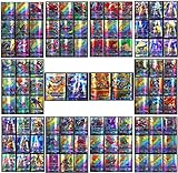  Colfeel 120 Stücke Pokemon Karten Sun & Moon Series, Pokemon Sack Karten, Spaß Kartenspiel, Sammelkarten, 115 GX+5 Mega