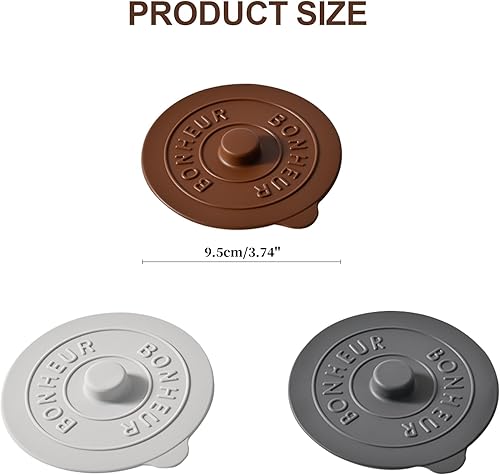 Miniatura 2 de Juego de 4 tapas de silicona para tazones, cuencos, platos, ollas, sartenes, sartenes, estufas, hornos y refrigeradores, utensilios de cocina