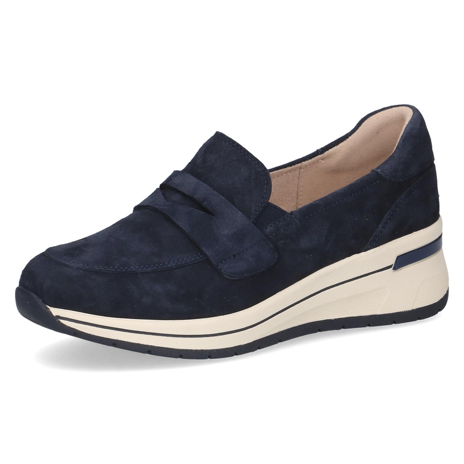 CAPRICE Women's 9-24201-45 Slippers, Ocean Suede, 39 EU Wide, Ocean Suede, 7 UK
