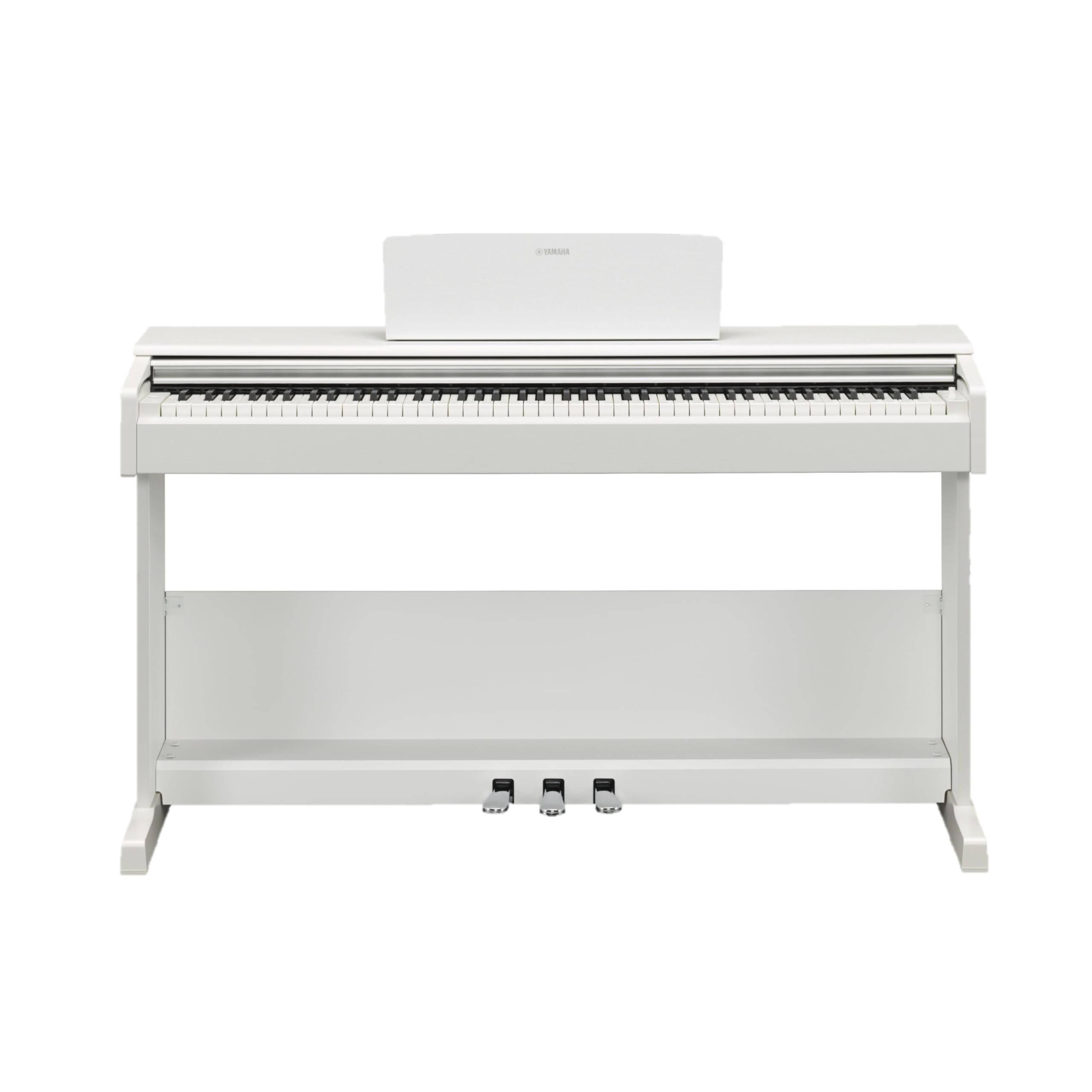 YAMAHA ARIUS YDP-105WH Digital Piano – Pianoforte Digitale da Casa per Principianti e Hobbisti, Design Classico ed Elegante, Suonabilità Autentica di un Pianoforte Acustico, Bianco