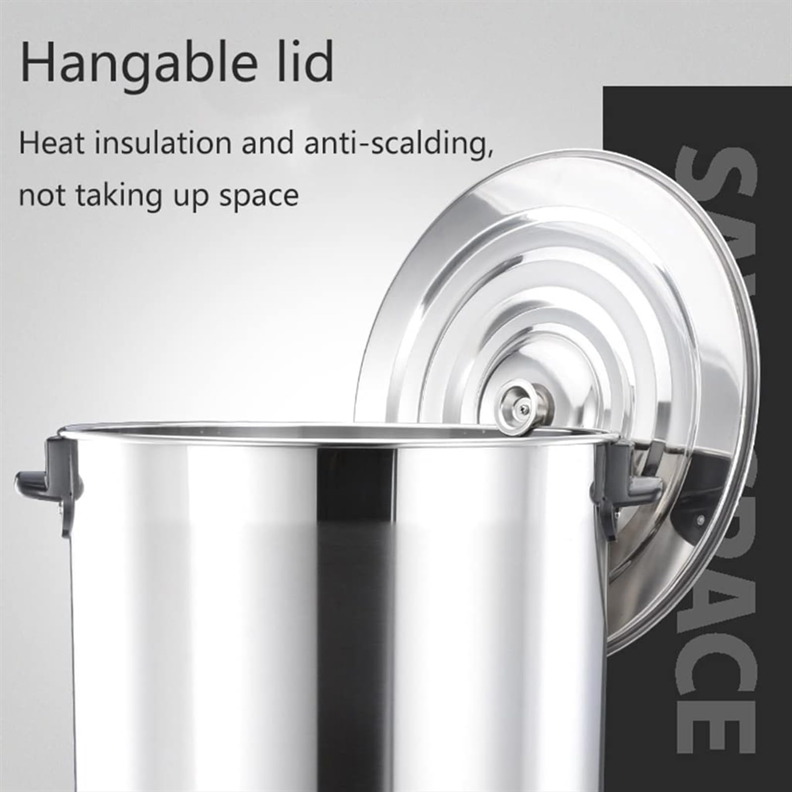 ZMIN Dispenser per Caldaia dell'Acqua, urna per l'acqua del tè per Catering elettrica istantanea Commerciale in Acciaio Inossidabile,A,50L