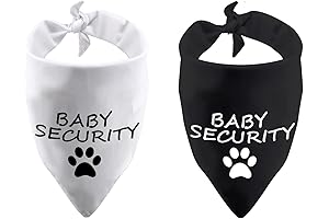 Funny Dog Bandana Baby Security in Training Triangle Printed Bibs Pet Scarf