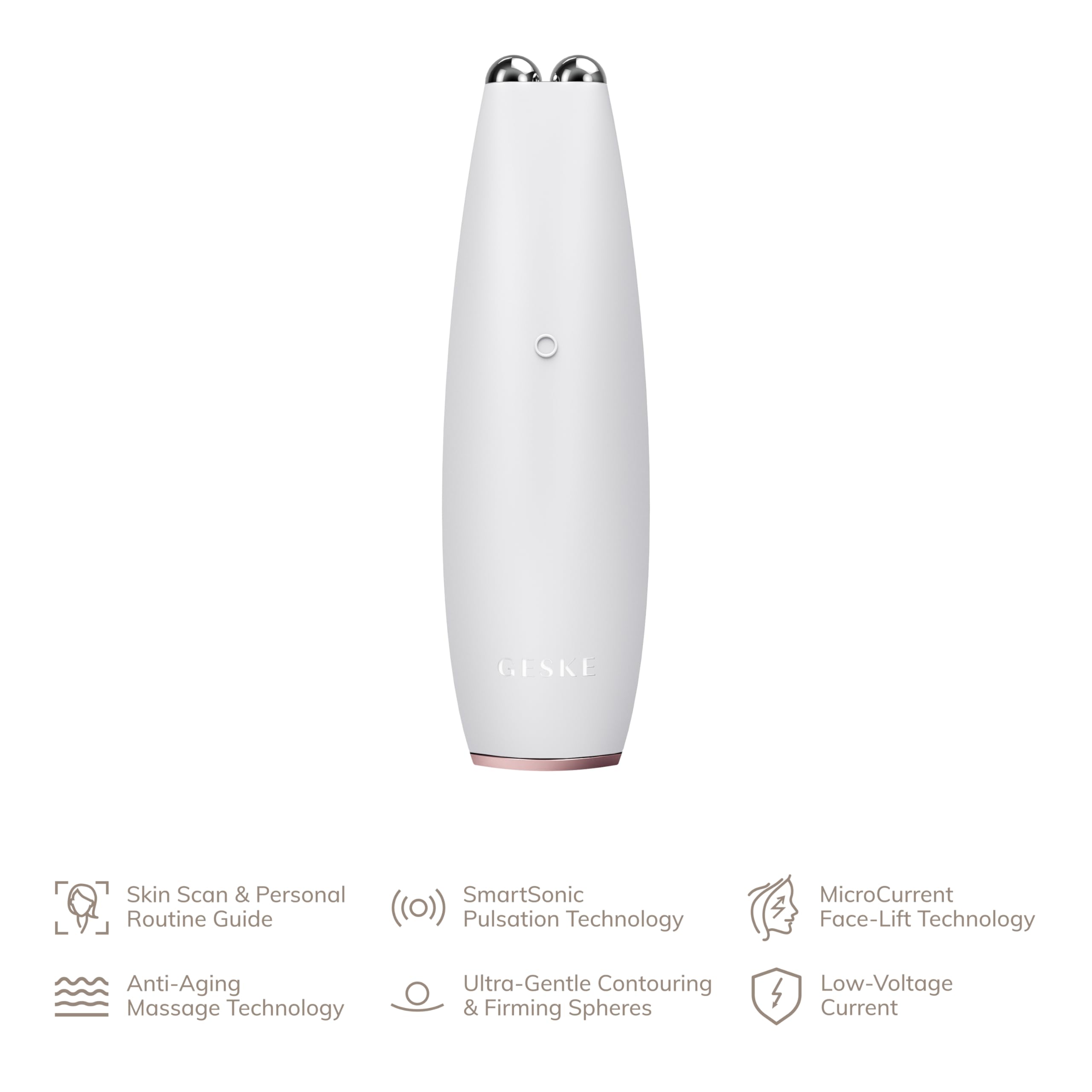 GESKE SmartAppGuided™ MicroCurrent Face-Lift Pen, Starlight - Image 4